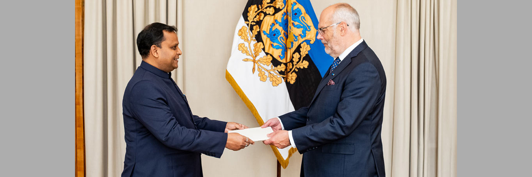 Presentation of credentials to President Alar Karis, Tallinn