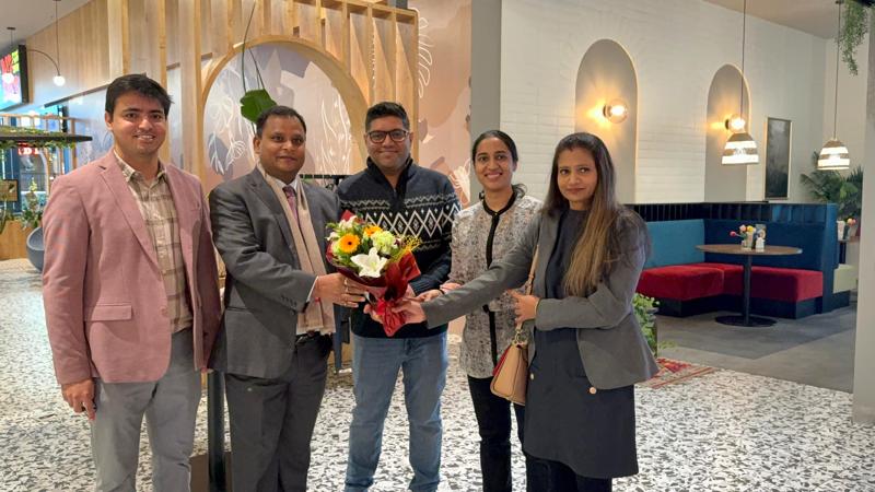 Embassy organized a meet up of the top professionals from Indian diaspora