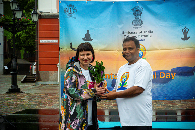 Celebration of 12th International Day of Yoga in Tartu