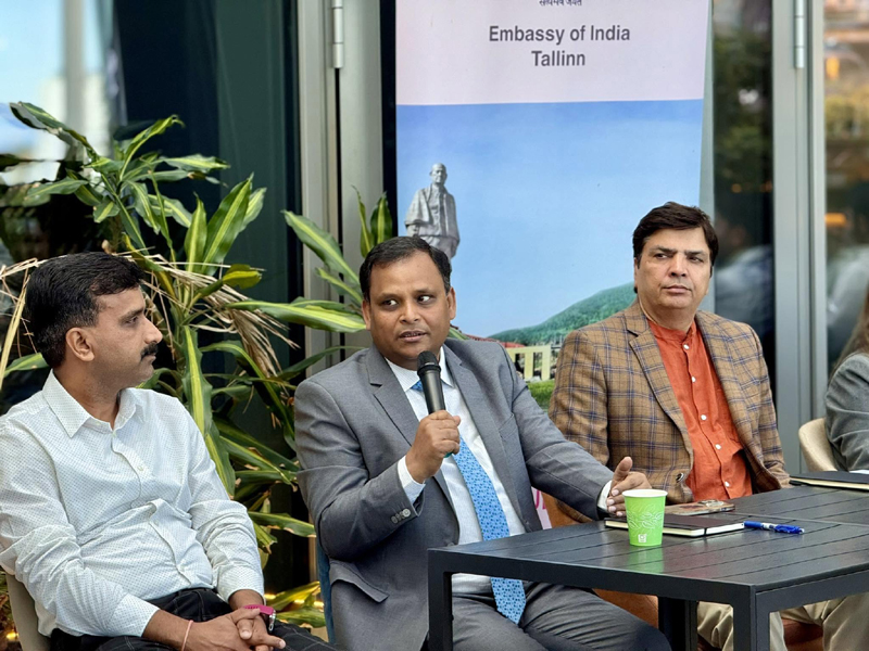 Embassy in collaboration with Indian Association of Estonia organised second series of meetup with top professionals in leading areas