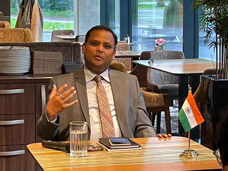Ambassador interacted with journalists