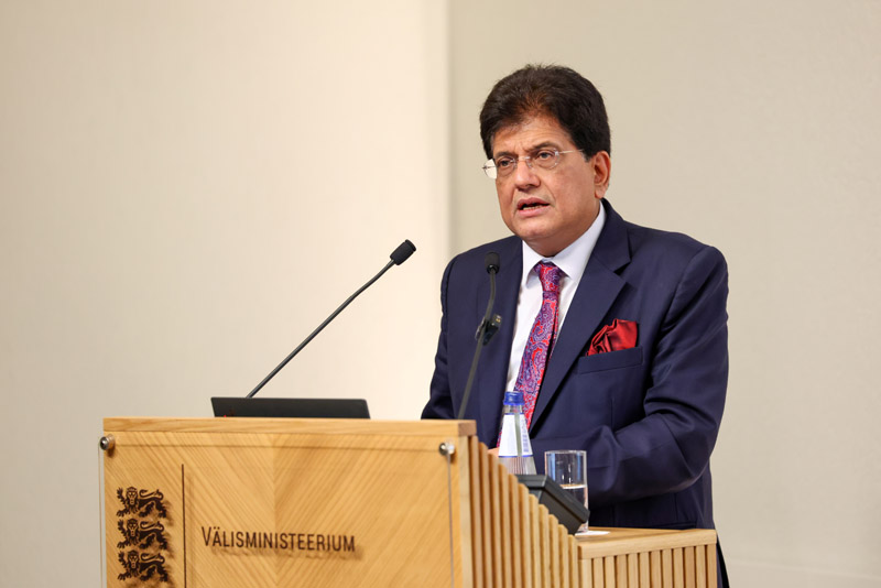 Hon'ble Minister of Commerce and Industry of India delivered keynote speech at India-Estonia Business Forum