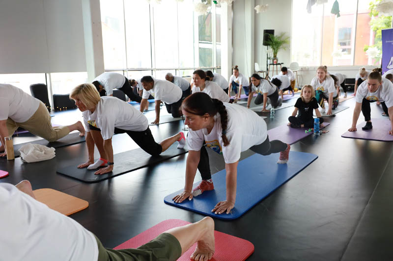 Celebration of 11th International Day of Yoga in Parnu